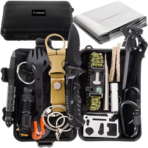 Survival Kit Alt Hvad Behøver Til Udendørs Eventyr - Trizand Camping  - 5904576552367