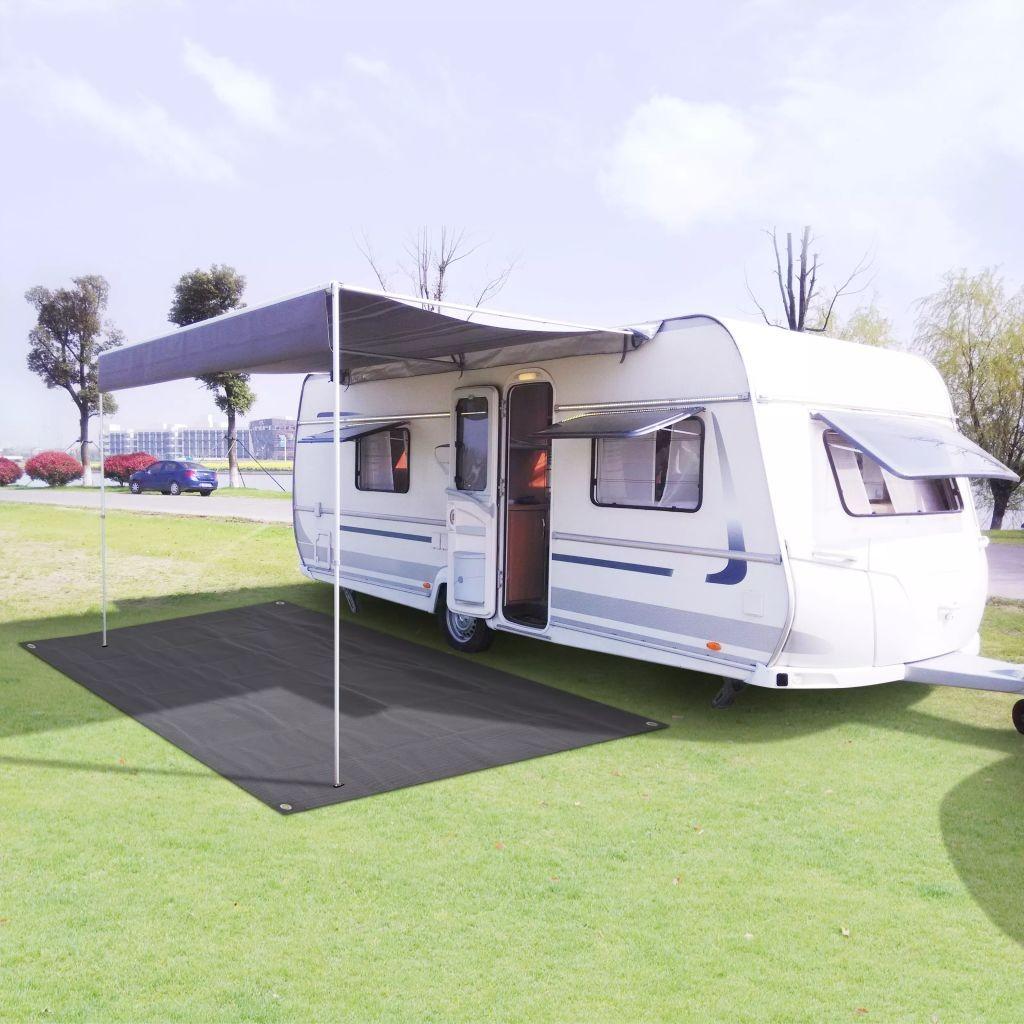 Antracit Telttæppe 300 500 Grå - Boligcenter Camping  - 8718475559993