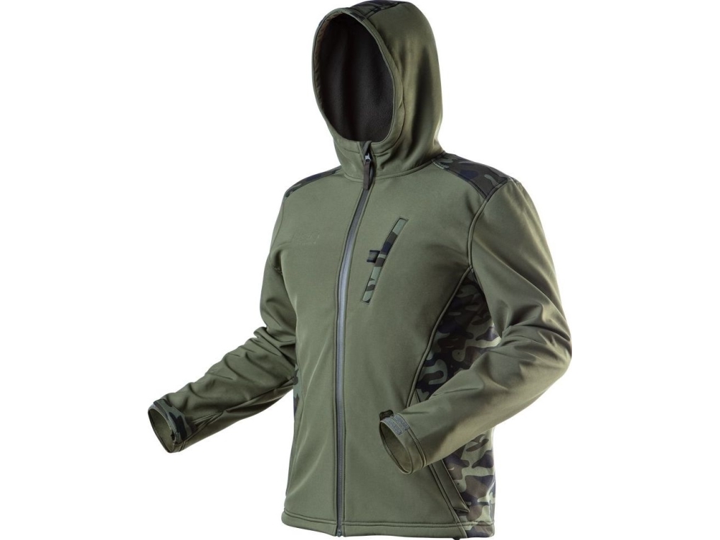 Neo Camo Softshell Jakke Størrelse - Neo Tools Camping  - 5907558434682