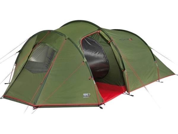 Grøn High Peak Goshawk Camping Hård Ramme Kupel Igloo Telt Personer Teltlærred Rød - High Peak Camping  - 4001690103077