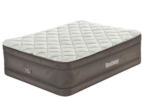 Bestway Fortech Luftmadras Med Indbygget Pumpe 203 152 - Bestway Camping  - 6941607348420
