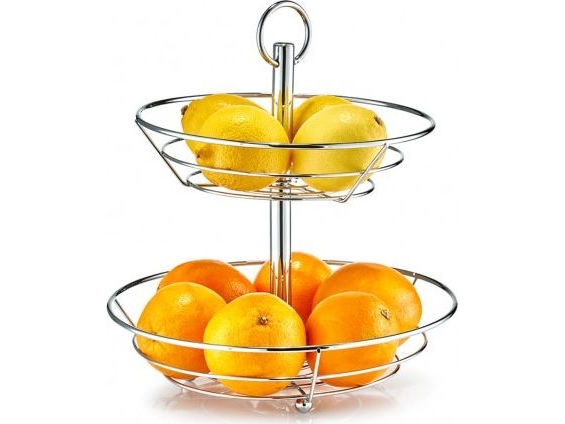 Zeller Zeller Etagers Frugtkurv Metal 26x29cm - Zeller Camping  - 4003368273020