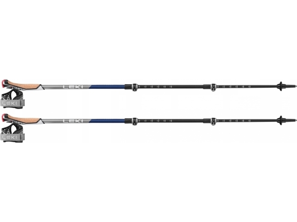 Leki Kije Nordic Walking Traveller Carbon Blue - Leki Camping  - 4028173294381