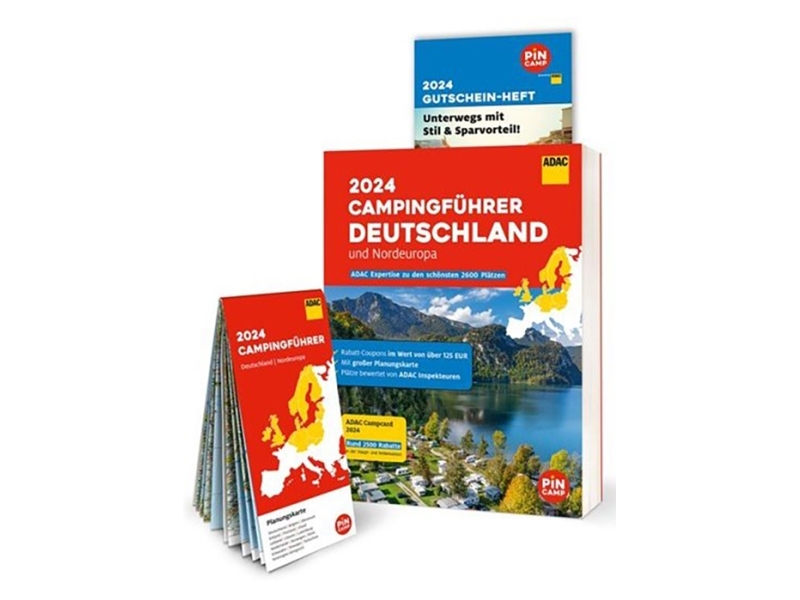 Adac Camping Guide 2024 Tyskland Nordeuropa - Adac Camping  - 9783986450786