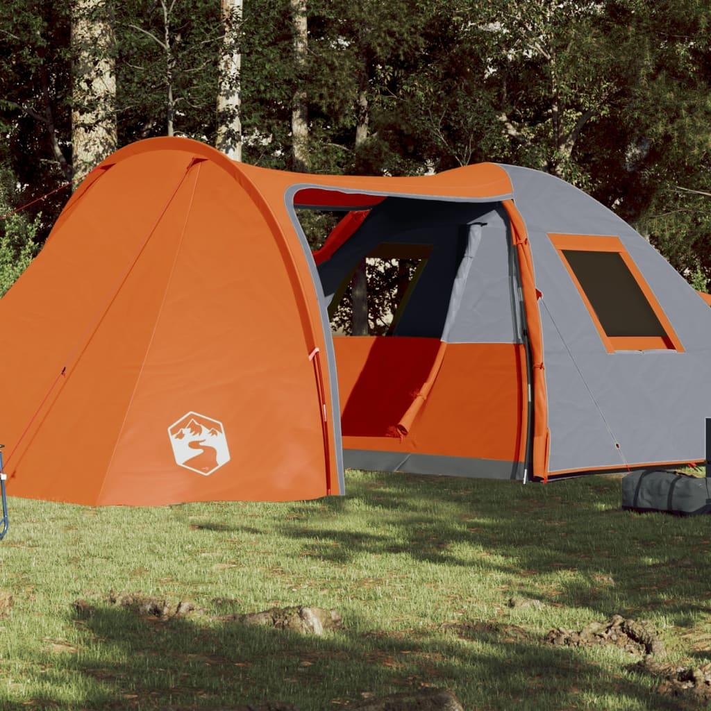 Personers Familietelt Vandafvisende Orange - Camping  - 8721012208919