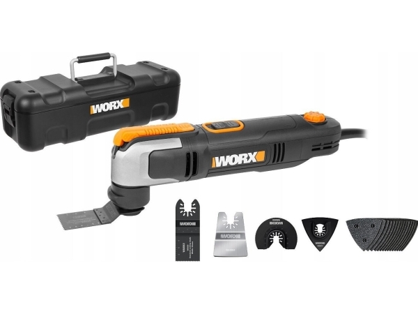 Worx Multiværktøj Sonicrafter Hyperlock 250w Kuffert - Worx Camping  - 6924328323761