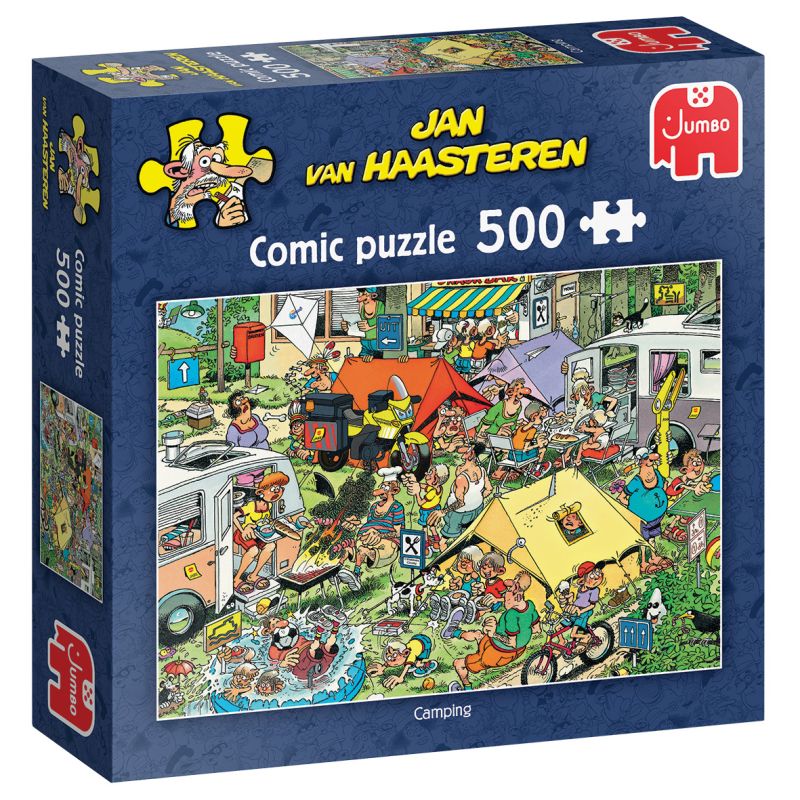 Jan Van Haasteren: Camping 500 Brikker - Camping  - 8721017601456