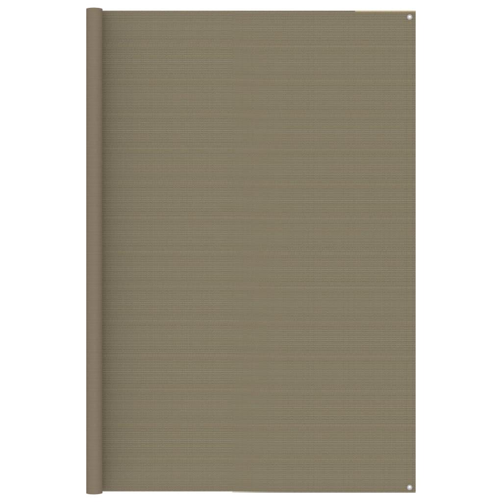 Gråbrun Telttæppe 250x400 - Boligcenter Camping  - 8720286093061