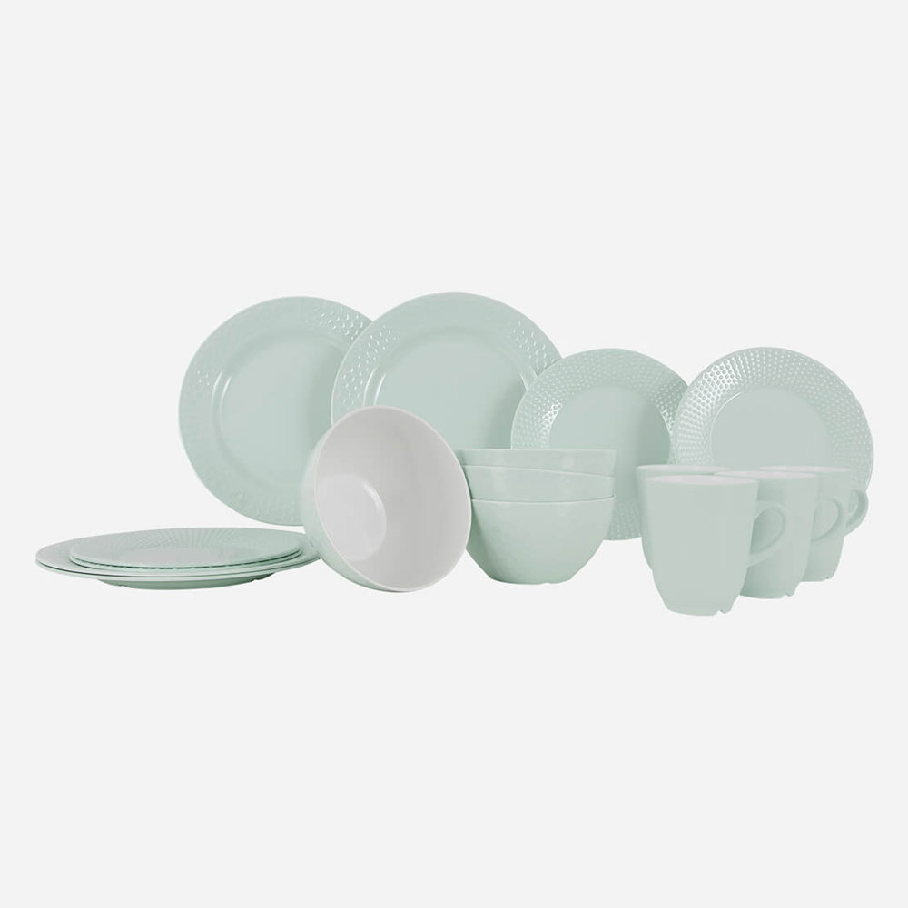 Gimex Royal Line Servicesæt Med Antiskrid Pastel Mint - Gimex Camping  - 4024374615420