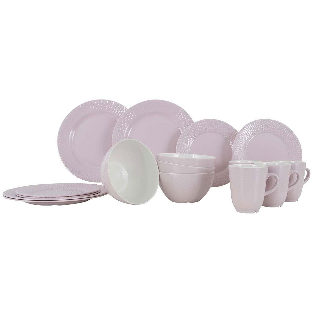Pink Gimex Royal Line Servicesæt Med Antiskrid Pastel - Gimex Camping  - 4024374615437