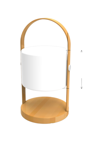 Lampe Nibe Genopladelig Med Lang Driftstid Til Hus Have Eller Camping - Agrini Camping  - 0710535675566