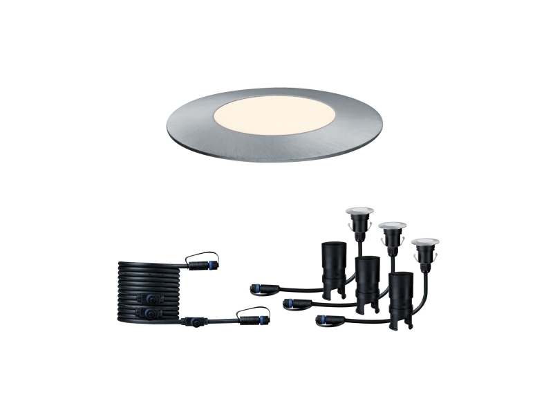 Paulmann 939 Udendørs Gulvbelysning Sølv Plast Rustfrit Stål Ip65 Camping Gangsti Iii - Paulmann Camping  - 4000870939499