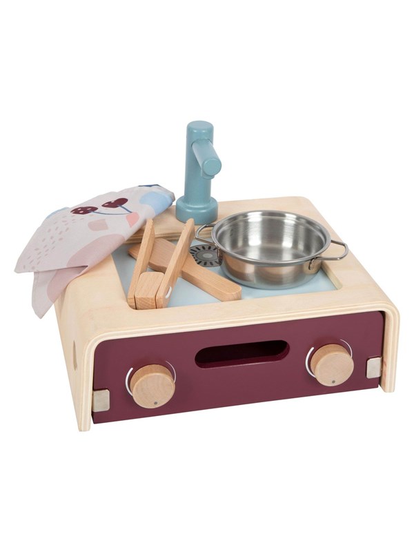 Foot Wooden Camping Play Kitchen Tasty 9dlg - Small Foot Camping  - 4020972123909