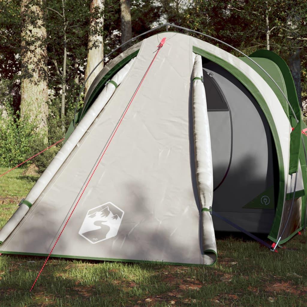 Grøn Personers Campingtelt Vandafvisende Kuppel - Camping  - 8721012208773