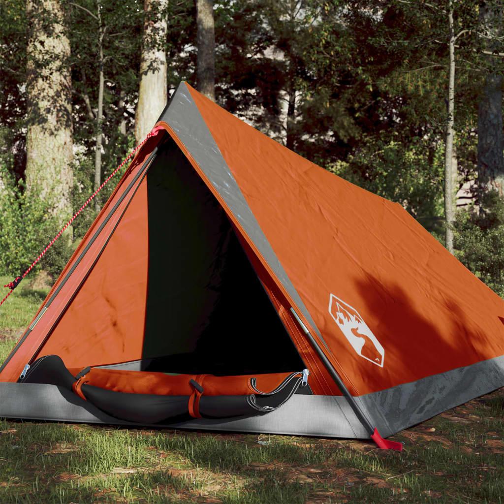 Personers Campingtelt Vandafvisende Grå Orange - Camping  - 8721012208704