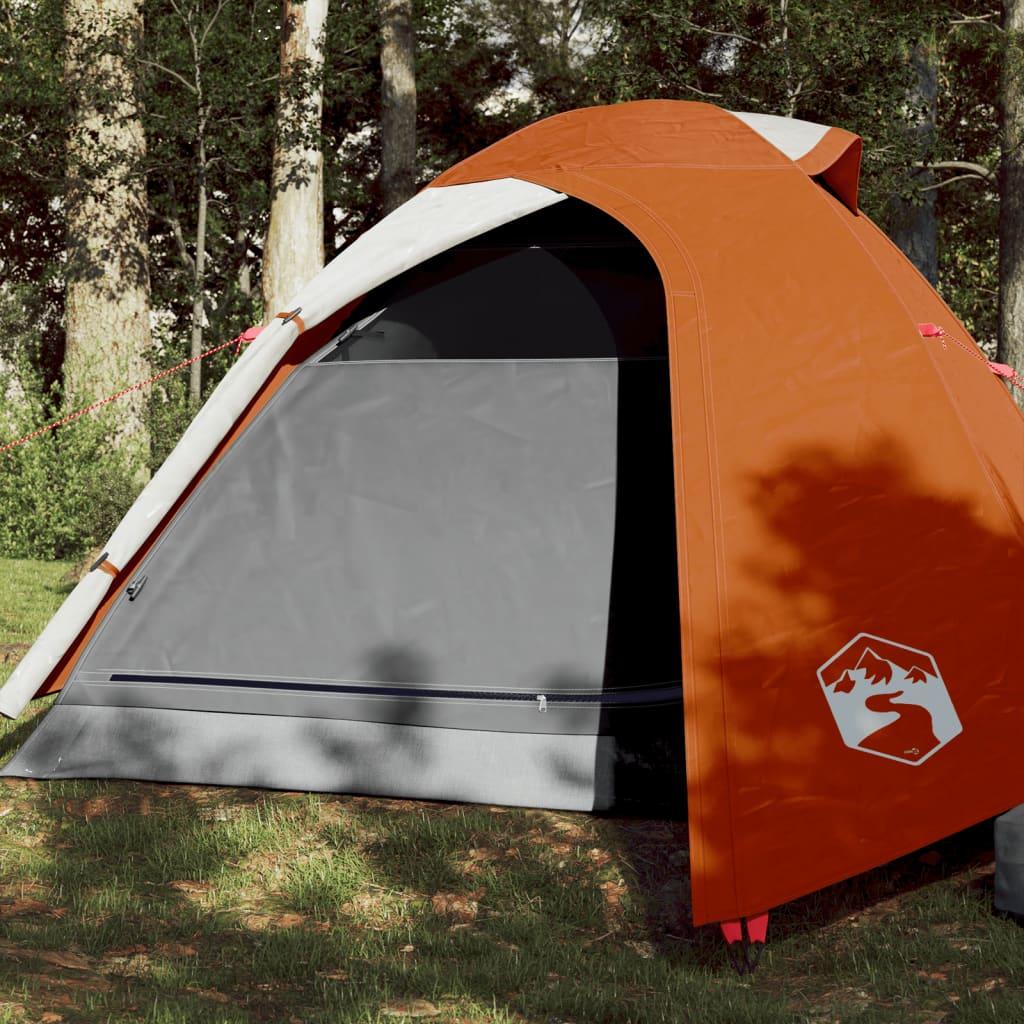 Personers Campingtelt Vandafvisende Kuppel Orange - Camping  - 8721012208827