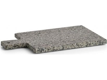 Zeller Serveringstallerken Med Hank Granit 30x18x1 - Zeller Camping  - 4003368245157