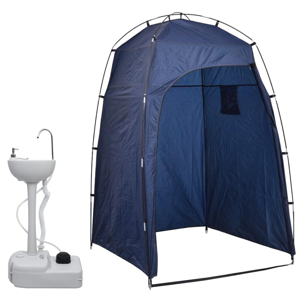 Bærbar Campinghåndvask Med Telt - Boligcenter Camping  - 8720286639962