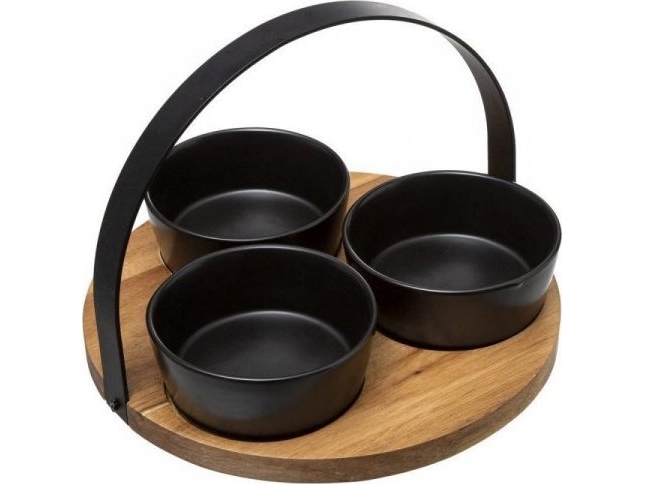 Sort Secret Gourmet Appetizer Stentøj Stykker - Usorteret Camping  - 3560237578309