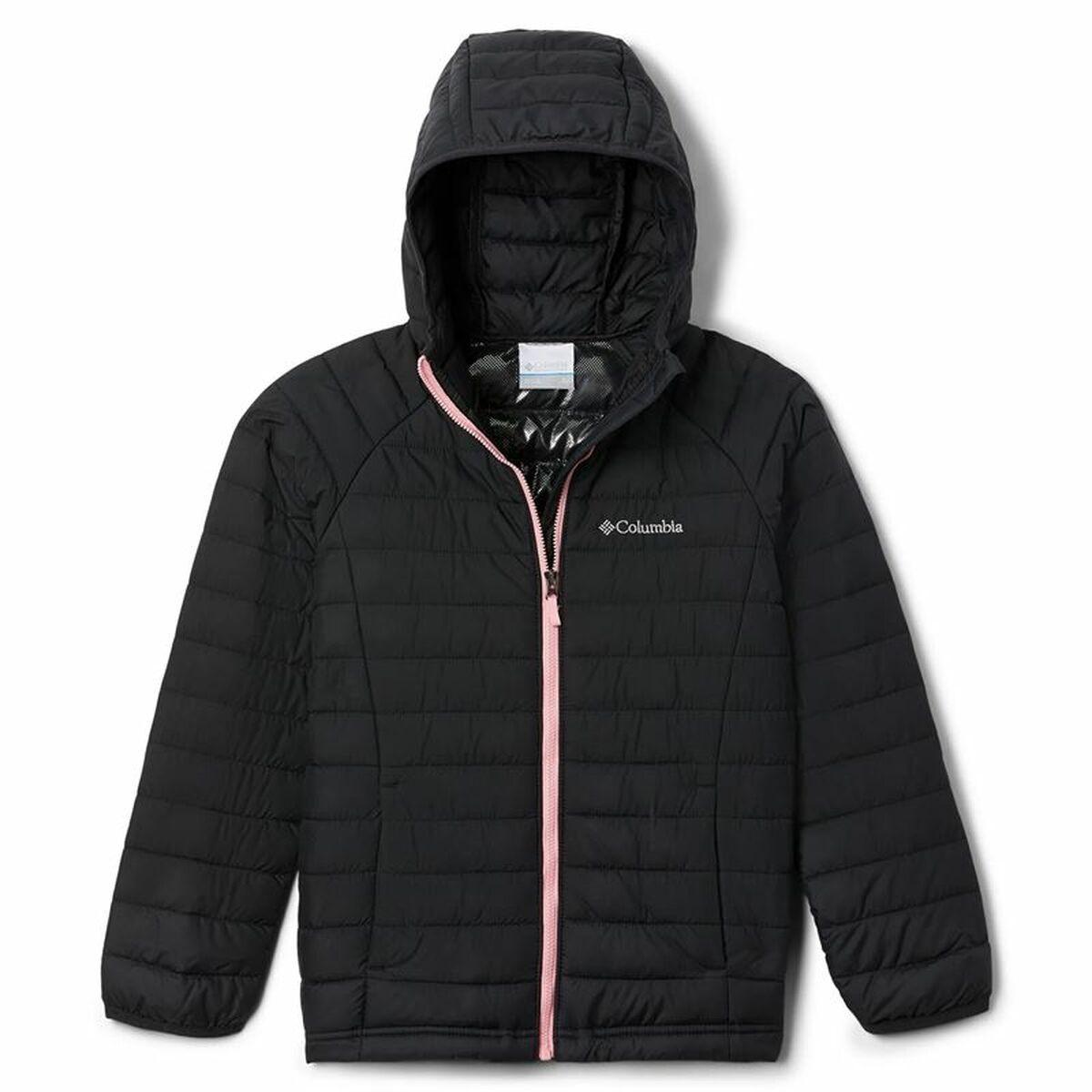 Sort Sportsjakke Til Børn Columbia Powder Lite - Columbia Camping  - 0194895495512