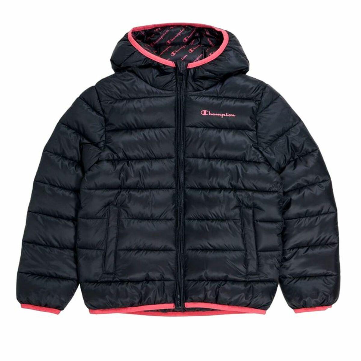 Sort Sportsjakke Til Børn Champion Legacy - Camping  - 8058132440098