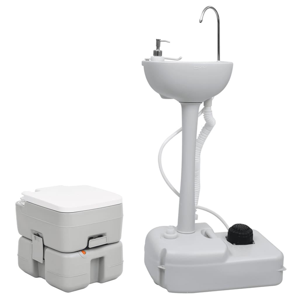 Transportabelt Campingtoilet Håndvask - Boligcenter Camping  - 8720845846442