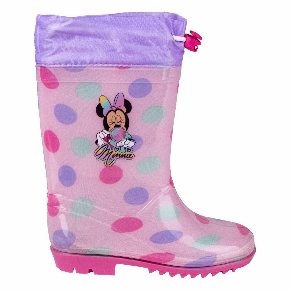 Pink Badesko Til Børn Minnie Mouse - Minnie Mouse Camping  - 8445484314090
