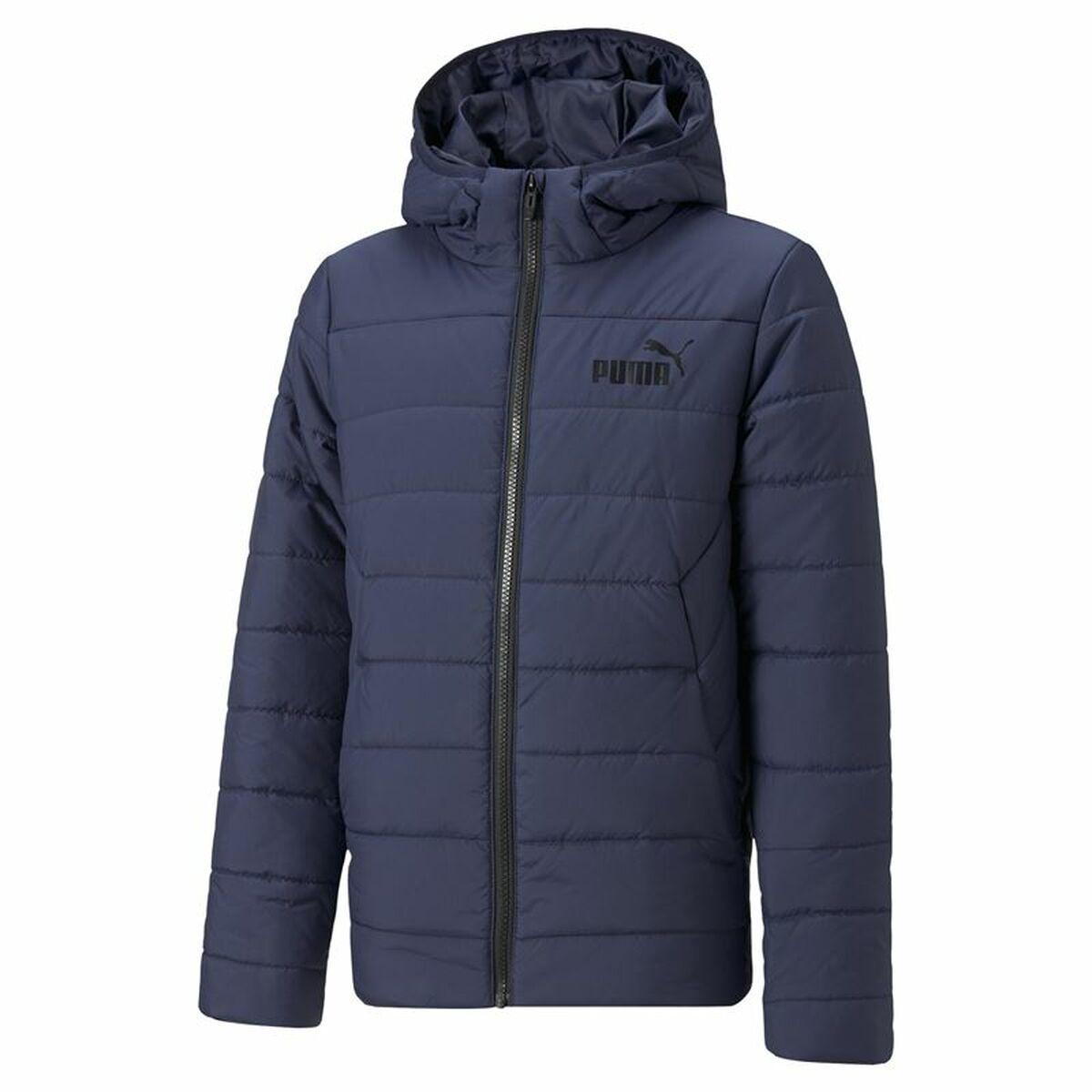 Sportsjakke Til Børn Puma Essodeddded Mørkeblå - Puma Camping  - 4064537583197