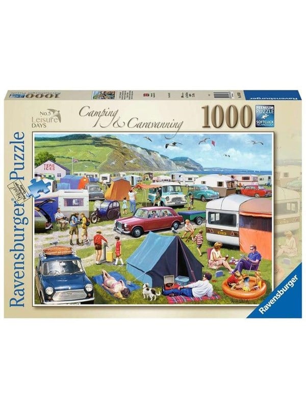 Ravensburger Camping Ampamp Caravanning 1000p - Ravensburger Camping  - 4005555001225