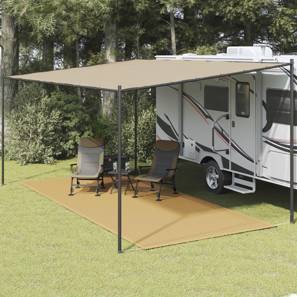 Telttæppe 250x600 Hdpe Sandfarvet - Camping  - 8721012908840
