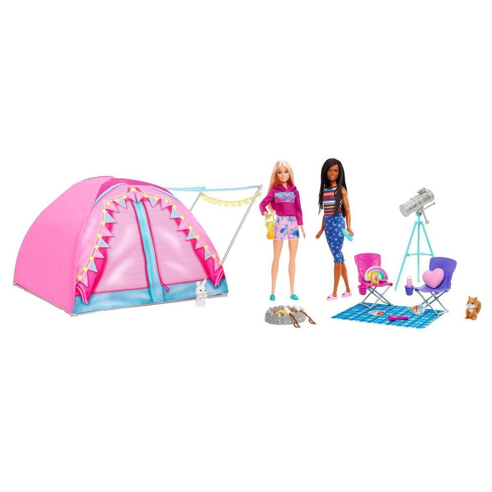 Barbie Camping Med Dukker - Barbie Camping  - 194735048069