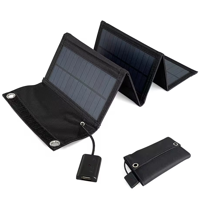 Foldbar Solpanel Med Usb - Dingadget Camping  - 9460418