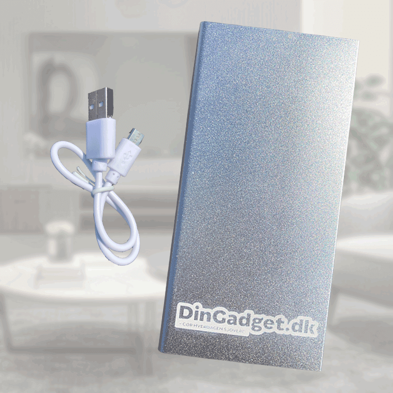 Grå Powerbank 10000mah - Dingadget Camping  - 9460203