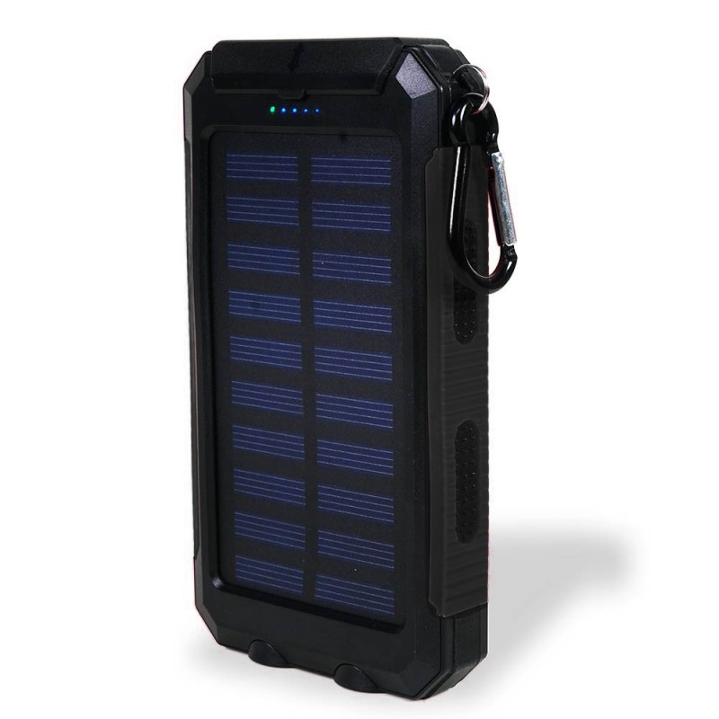Powerbank Med Solceller 10000mah - Dingadget Camping  - 9460790
