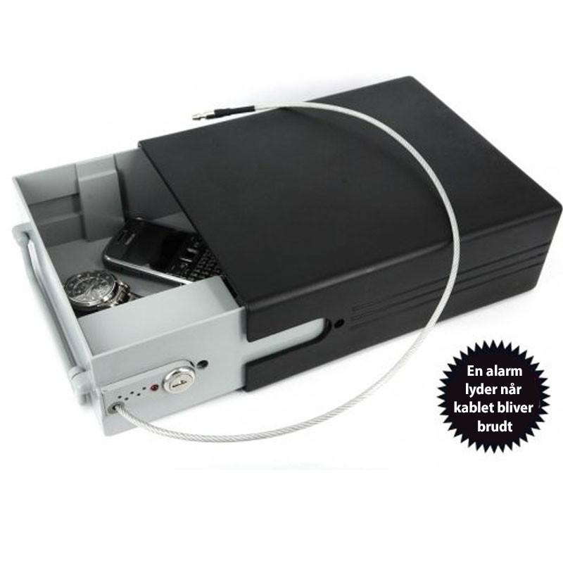Sikkerhedsboks Med Alarm Til Værdigenstande - Dingadget Camping  - 9461226