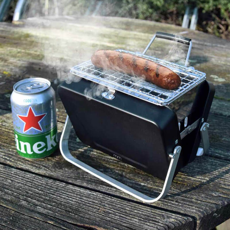 Verdens Mindste Grill Transportabel - Dingadget Camping  - 8719481357368