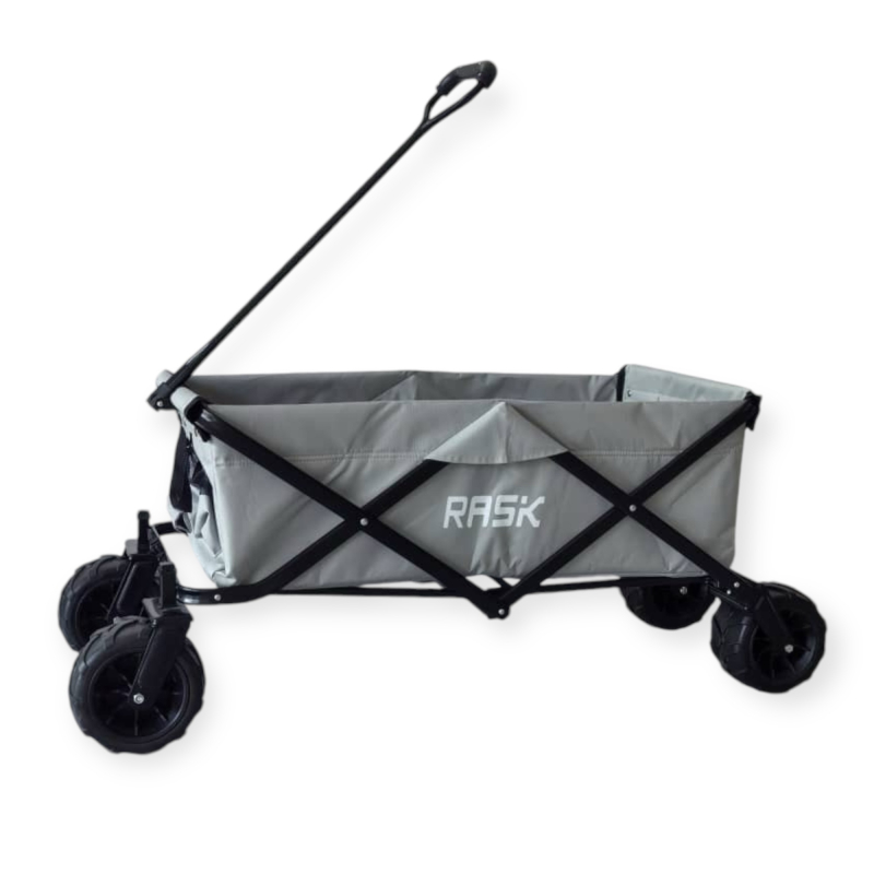 Rask Beach Grej Trækvogn Sammenklappelig - Rask Camping - 0745178381635