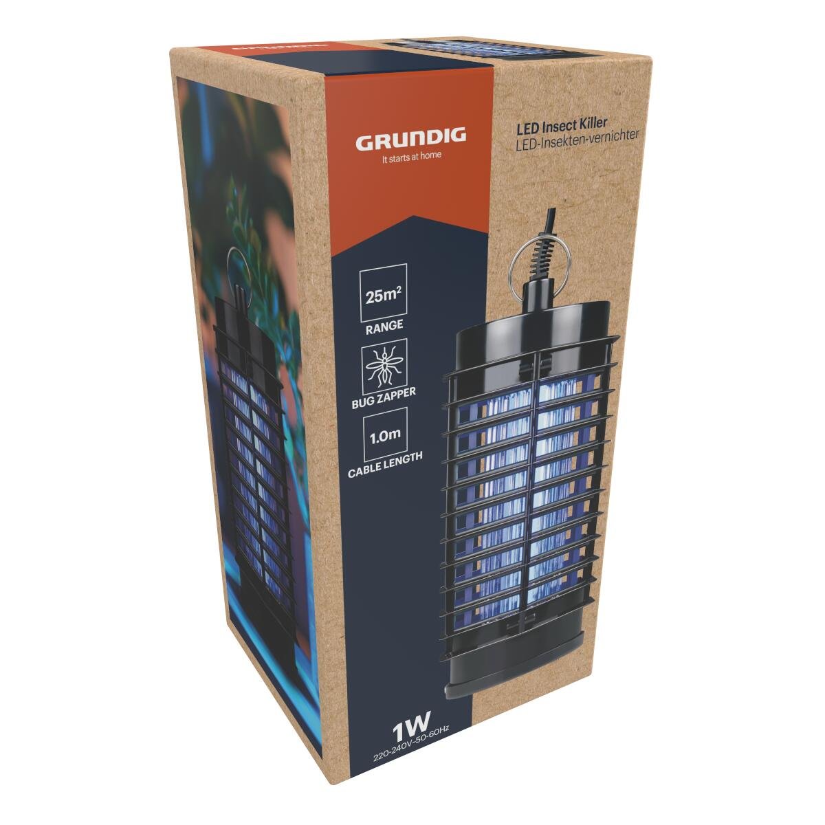 Grundig Myggedræber Med Lys Til Hjem Kontor Camping - Grundig Camping