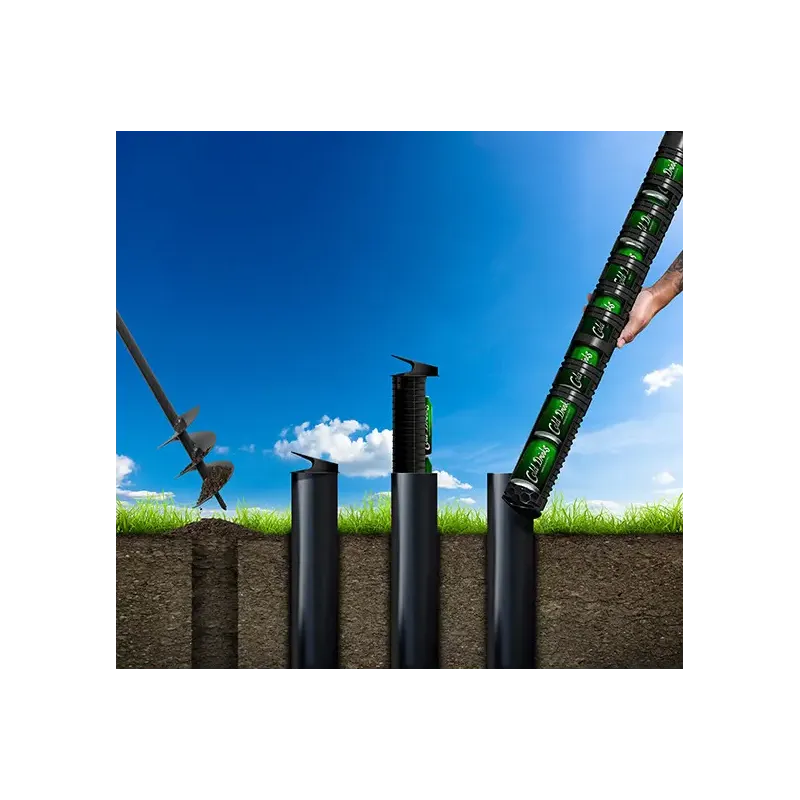 Sort Plastmo Ølkøler Til Dåser Nedgravning Model - Plastmo Camping  - 5702773004722